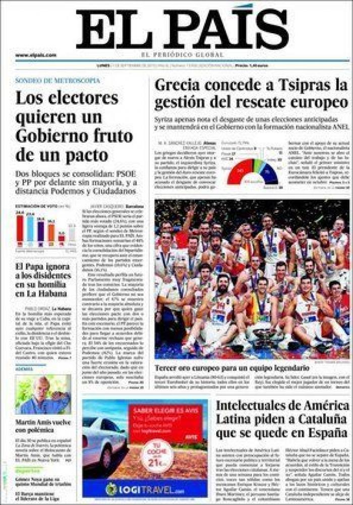 Eurobasket 2015: Las portadas del oro de España