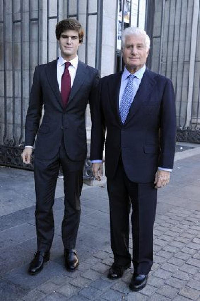 Isabel Preysler y Mario Vargas Llosa, de gala en el Teatro Real