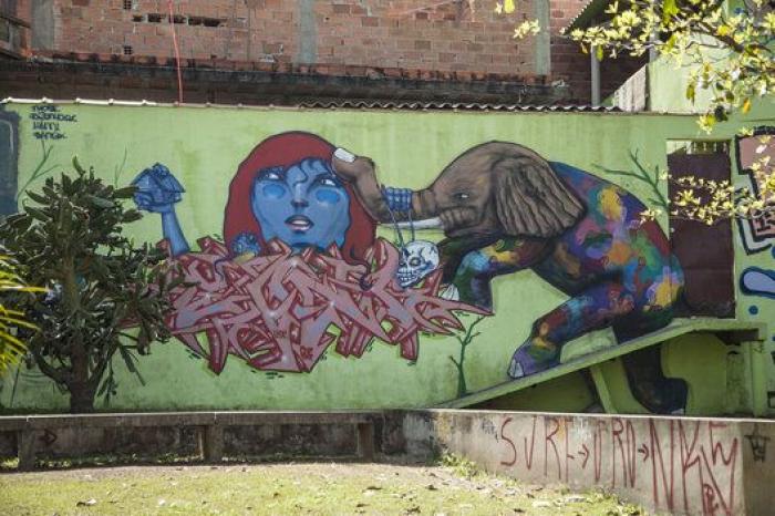 Los mejores grafitis de Brasil se concentran en Grajaú, un barrio de São Paulo