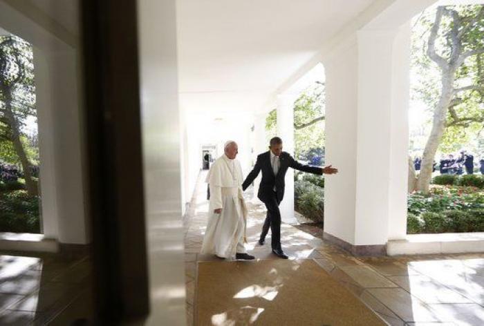 El papa, "hijo de inmigrantes", denuncia ante Obama cómo el sistema "excluye a millones"
