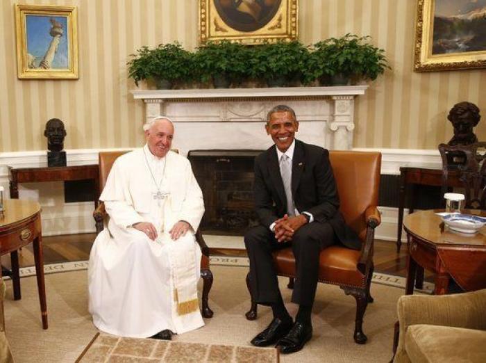 El papa, "hijo de inmigrantes", denuncia ante Obama cómo el sistema "excluye a millones"