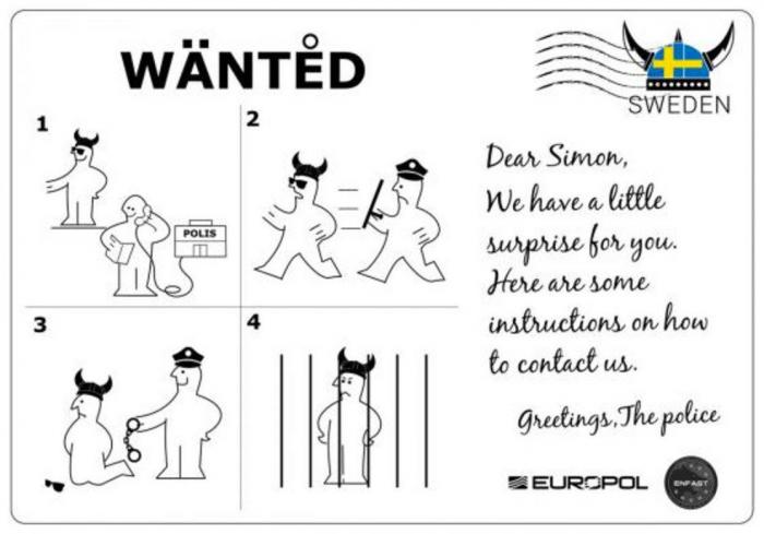 Europol envía postales veraniegas a los criminales más buscados para que vuelvan a sus países