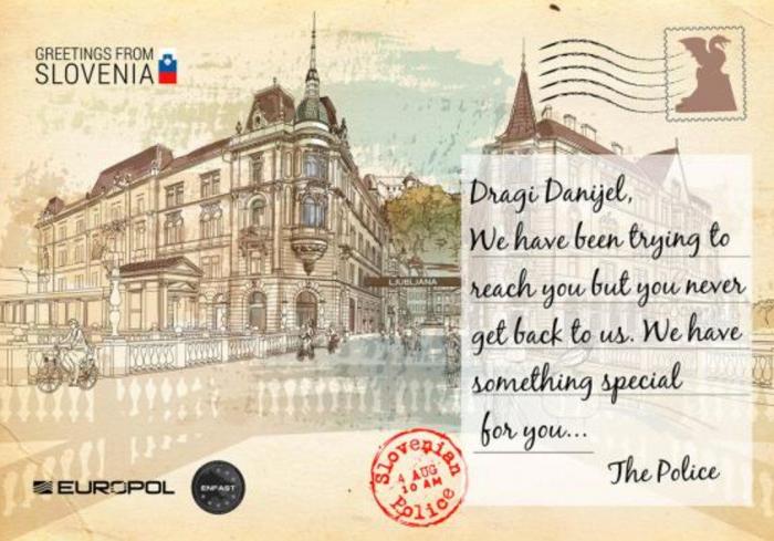 Europol envía postales veraniegas a los criminales más buscados para que vuelvan a sus países