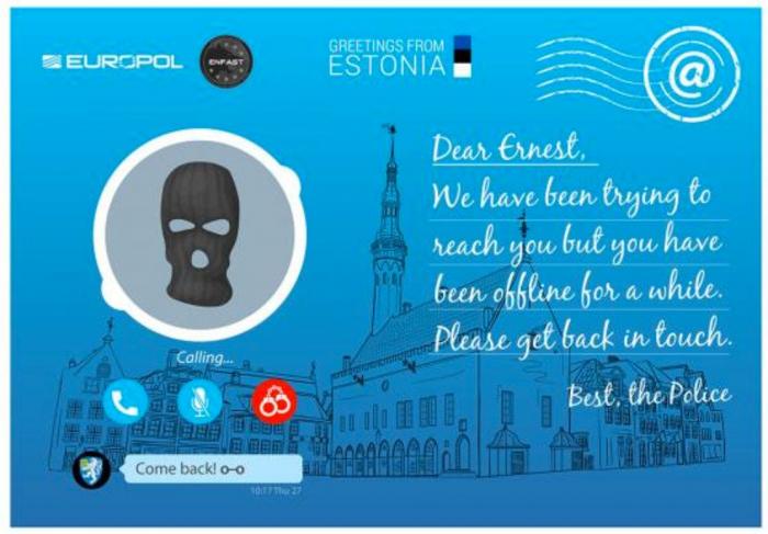 Europol envía postales veraniegas a los criminales más buscados para que vuelvan a sus países