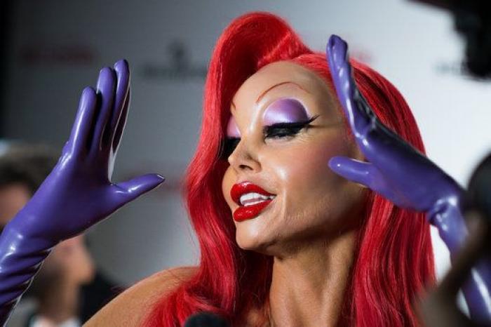 El disfraz más explosivo de Heidi Klum: se convirtió en Jessica Rabbit por Halloweeen (FOTOS)