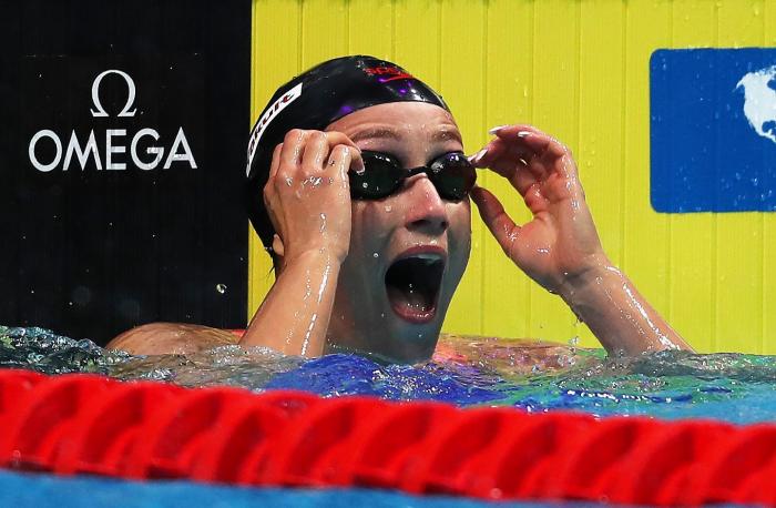 La felicitación a Mireia Belmonte que ha dejado a la nadadora sin palabras