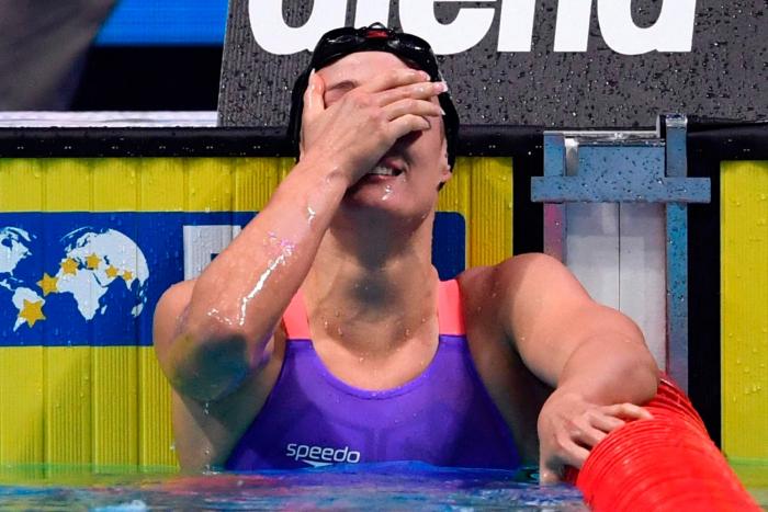 La felicitación a Mireia Belmonte que ha dejado a la nadadora sin palabras