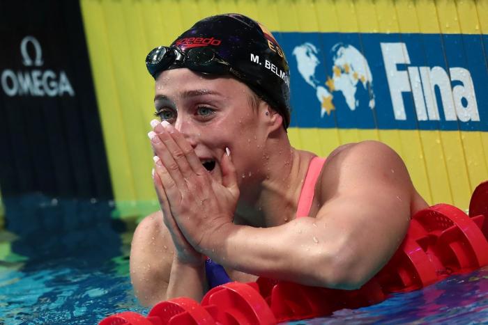 La felicitación a Mireia Belmonte que ha dejado a la nadadora sin palabras