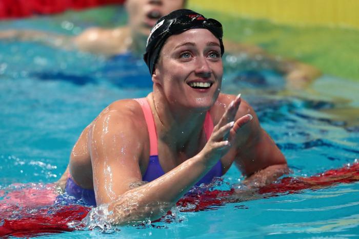 La felicitación a Mireia Belmonte que ha dejado a la nadadora sin palabras