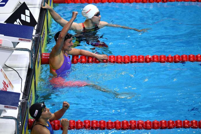 La felicitación a Mireia Belmonte que ha dejado a la nadadora sin palabras