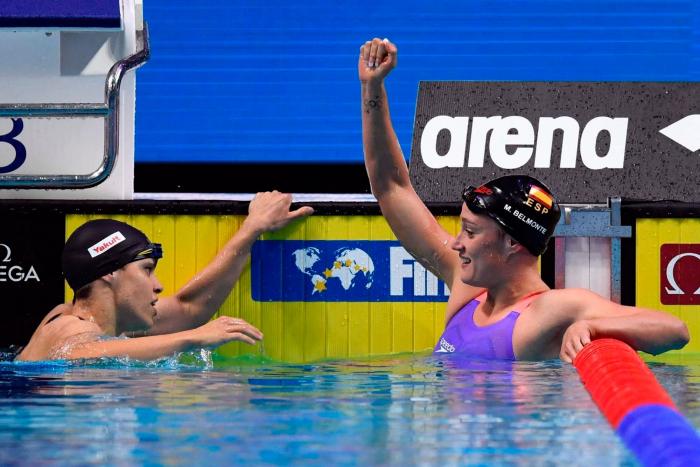 La felicitación a Mireia Belmonte que ha dejado a la nadadora sin palabras