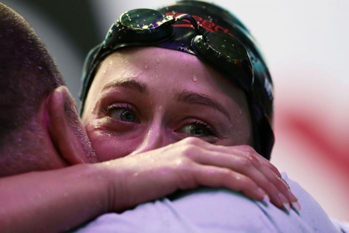 La felicitación a Mireia Belmonte que ha dejado a la nadadora sin palabras