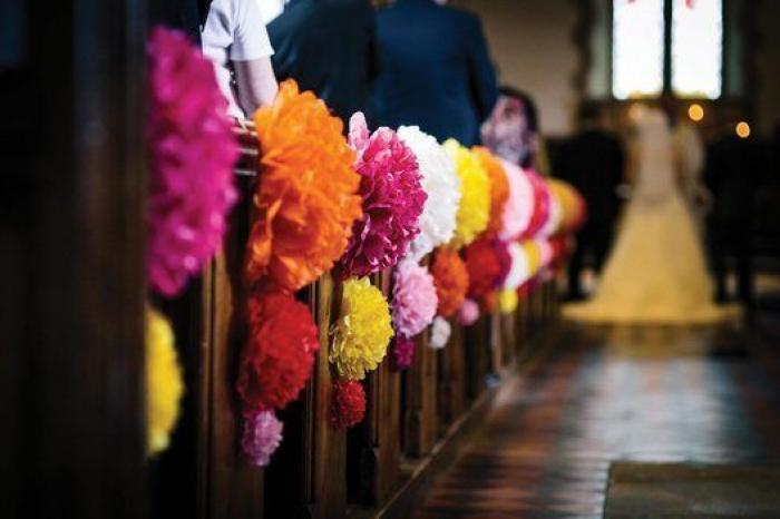 Una novia pasó ocho meses creando toda la decoración para su boda (FOTOS)