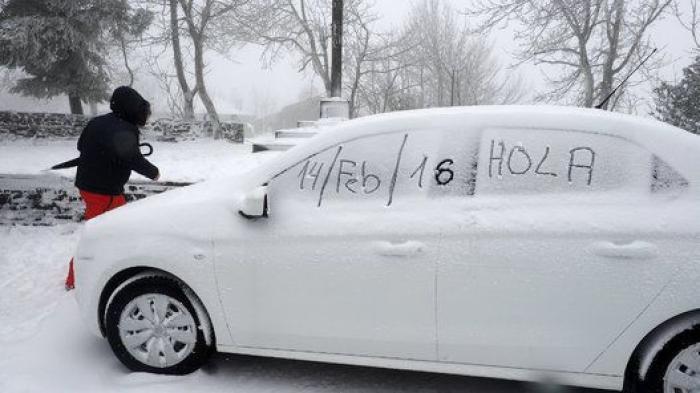 Llegó la nieve (FOTOS)