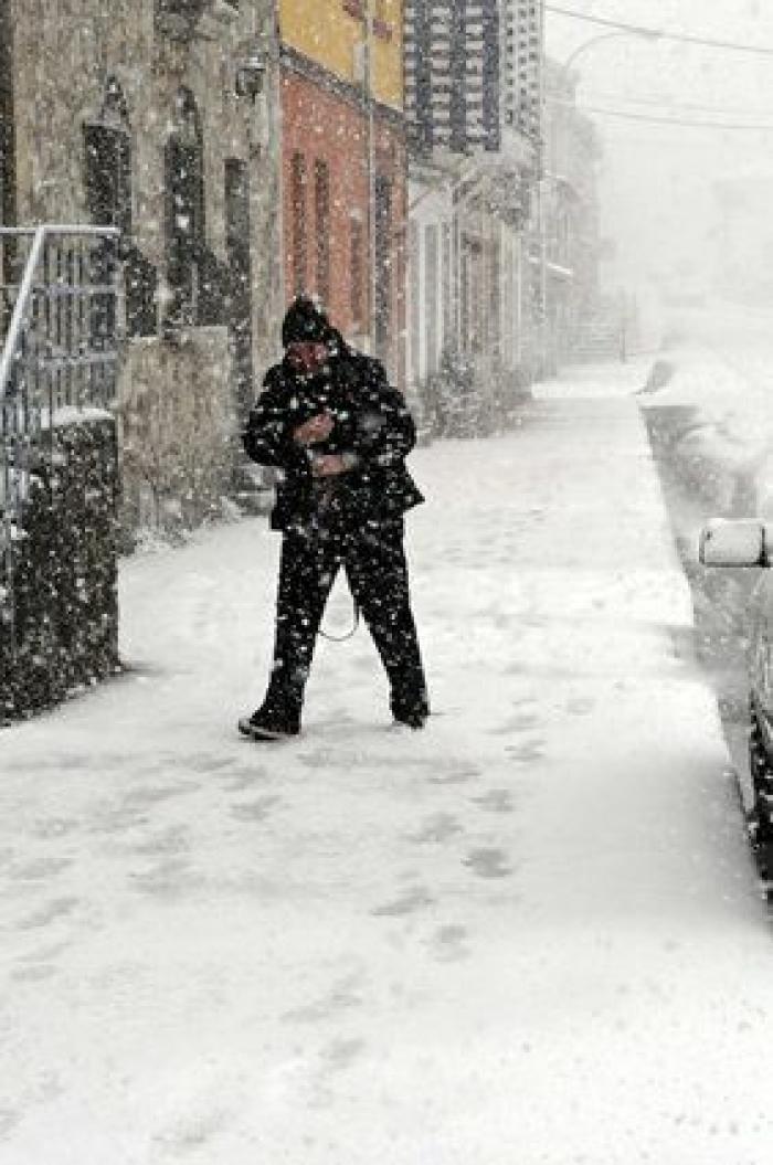 Llegó la nieve (FOTOS)
