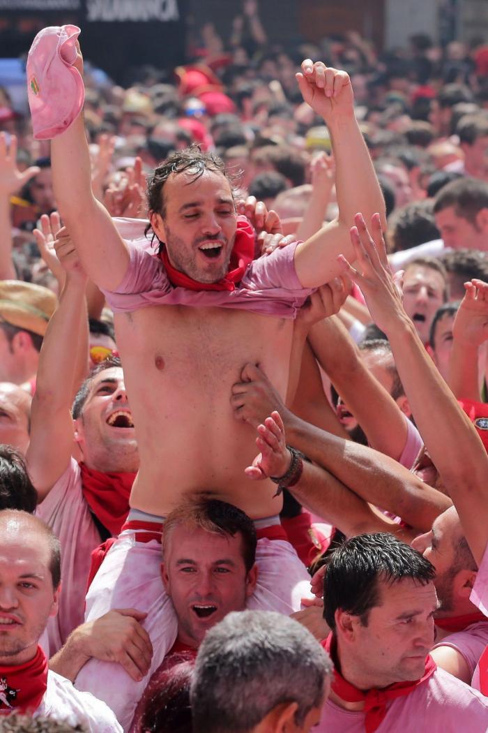 Las tripas de los encierros de sanfermines: TVE publica un vídeo de cómo se vive la carrera desde realización