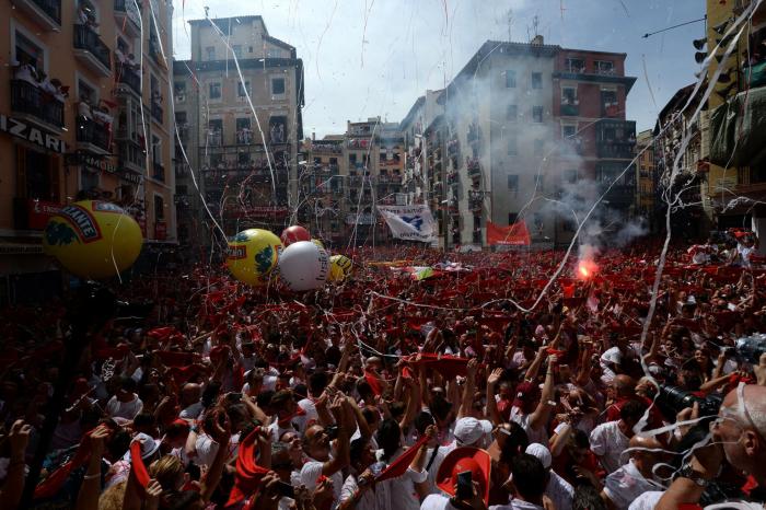 Las tripas de los encierros de sanfermines: TVE publica un vídeo de cómo se vive la carrera desde realización