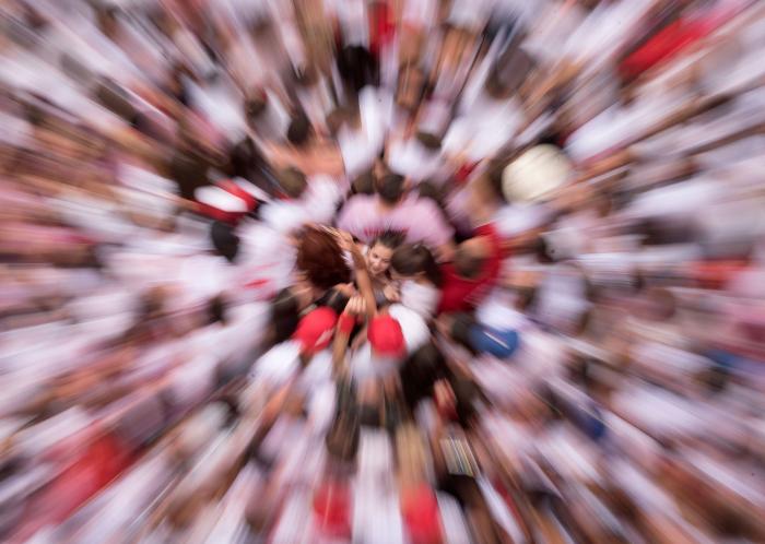 Las tripas de los encierros de sanfermines: TVE publica un vídeo de cómo se vive la carrera desde realización