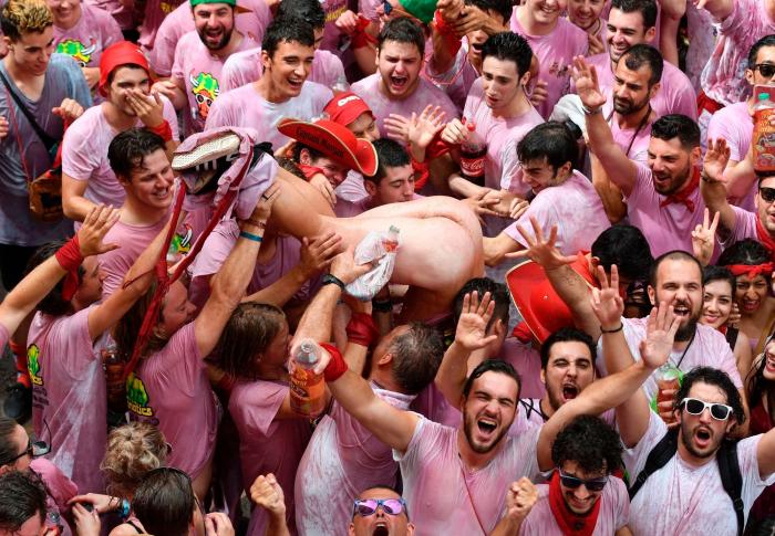 Las tripas de los encierros de sanfermines: TVE publica un vídeo de cómo se vive la carrera desde realización