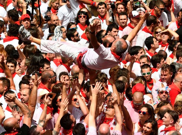 Las tripas de los encierros de sanfermines: TVE publica un vídeo de cómo se vive la carrera desde realización
