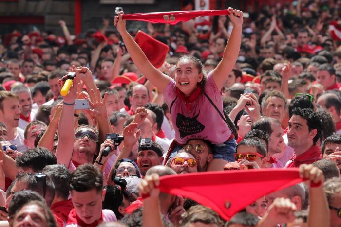 Las tripas de los encierros de sanfermines: TVE publica un vídeo de cómo se vive la carrera desde realización