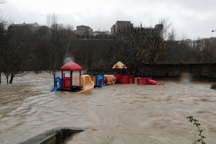 El norte de Navarra recupera la tranquilidad mientras Aragón se prepara para una "crecida descomunal" del Ebro