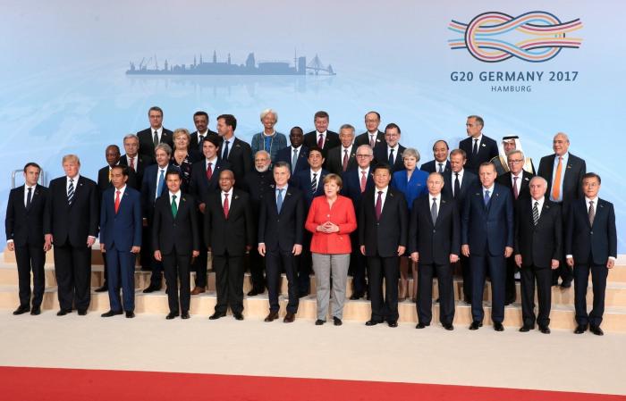 Las mejores imágenes que está dejando la cumbre del G20 en Hamburgo