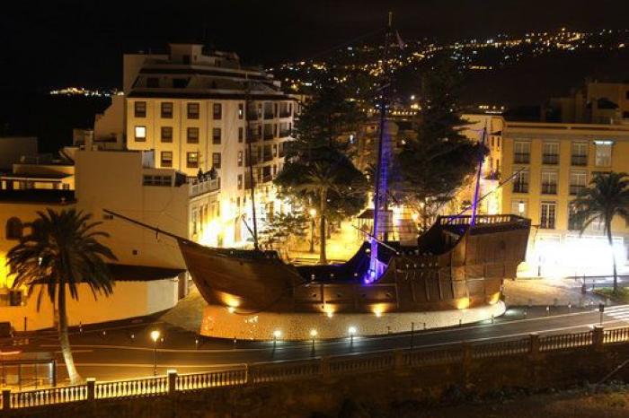 La Palma en el crepúsculo