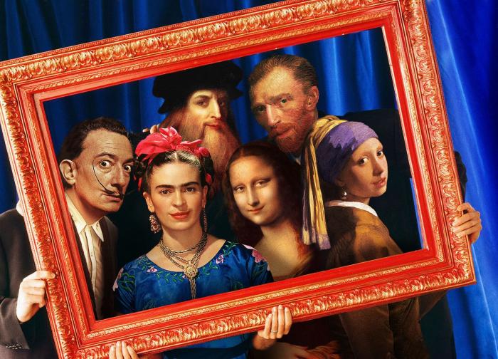 Este artista junta obras de arte con escenas de películas y el resultado es maravilloso