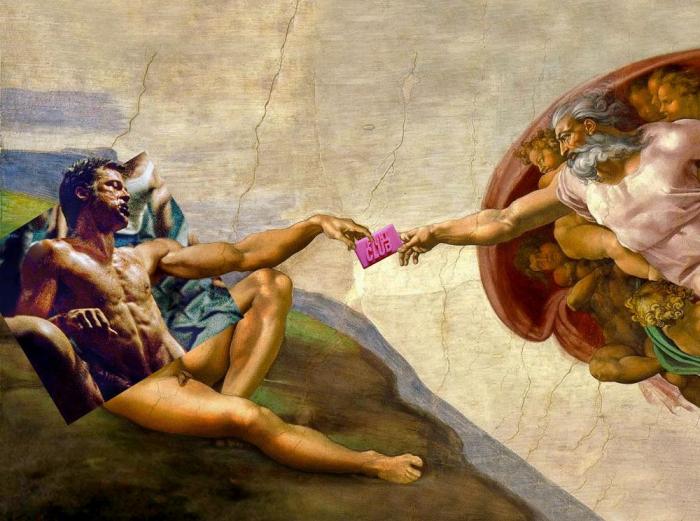 Este artista junta obras de arte con escenas de películas y el resultado es maravilloso