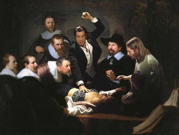 Este artista junta obras de arte con escenas de películas y el resultado es maravilloso