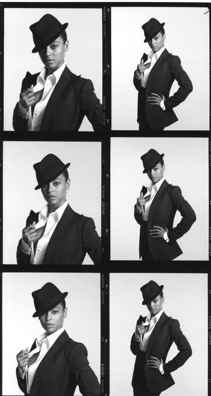 Beyoncé presenta a sus mellizos vestida de moda española