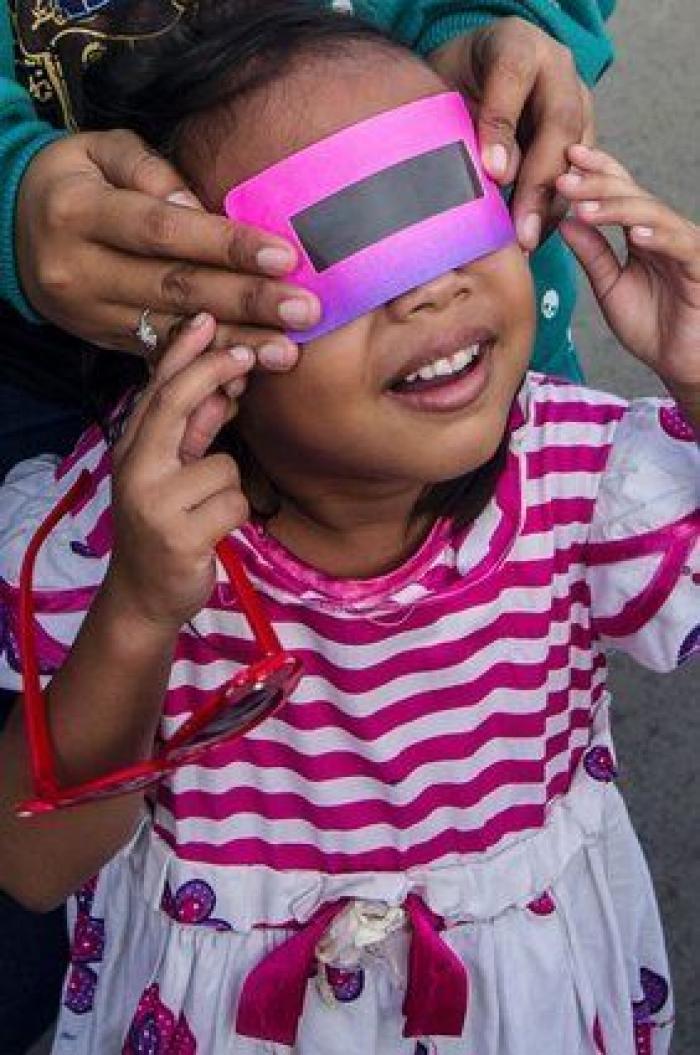 Las mejores fotos del eclipse total de Sol que se vio en Asia