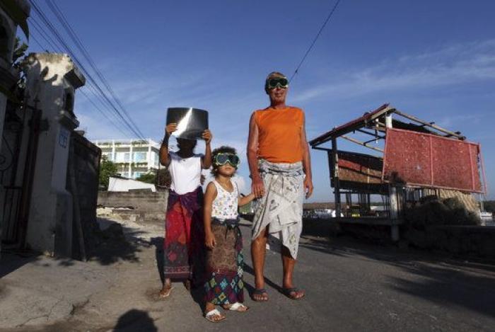 Las mejores fotos del eclipse total de Sol que se vio en Asia
