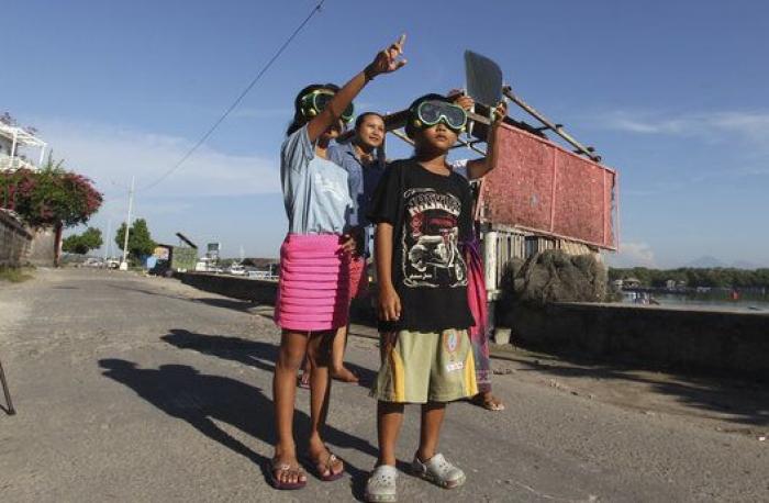 Las mejores fotos del eclipse total de Sol que se vio en Asia