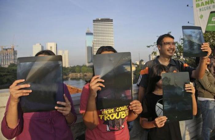 Las mejores fotos del eclipse total de Sol que se vio en Asia