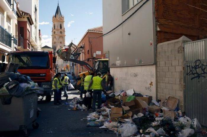 Las imágenes más impactantes de la huelga de basura de Málaga