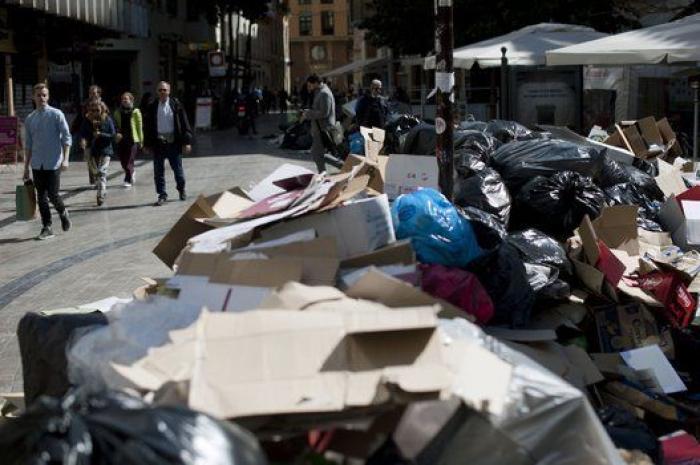 Las imágenes más impactantes de la huelga de basura de Málaga