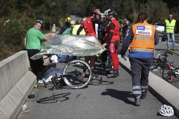 Dos ciclistas muertos y seis heridos por un atropello en A Guarda (Pontevedra)