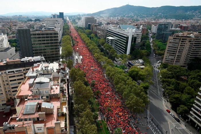 El independentismo vuelve a demostrar su fuerza con otra Diada multitudinaria