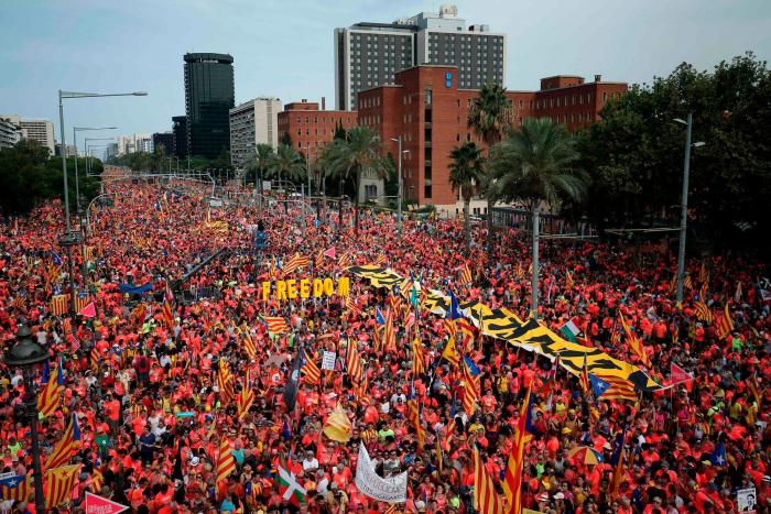 El independentismo vuelve a demostrar su fuerza con otra Diada multitudinaria