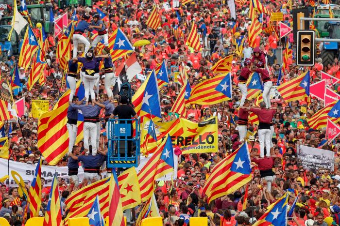 El independentismo vuelve a demostrar su fuerza con otra Diada multitudinaria