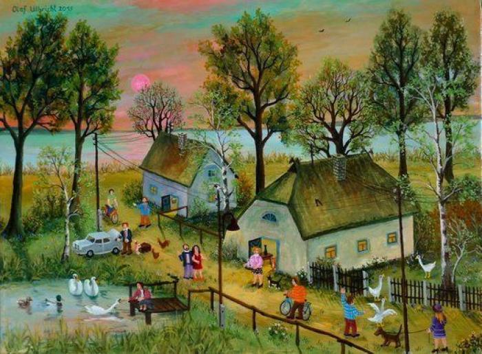 El arte naíf en Europa: una exposición reúne las obras de artistas de 13 países (FOTOS)
