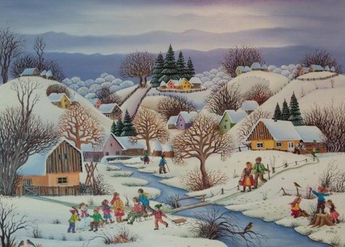 El arte naíf en Europa: una exposición reúne las obras de artistas de 13 países (FOTOS)