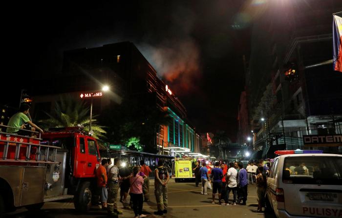 Al menos 36 muertos en un casino en Manila por el incendio provocado por un hombre armado