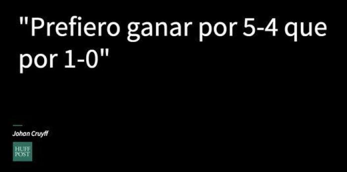 9 frases que resumen cómo veía Cruyff el fútbol