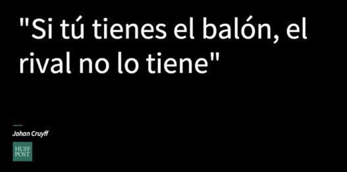 9 frases que resumen cómo veía Cruyff el fútbol