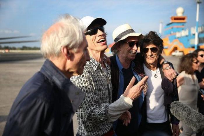 Los Rolling Stones llegan a La Habana (FOTOS)