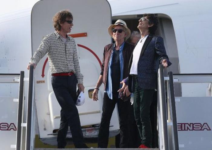 Los Rolling Stones llegan a La Habana (FOTOS)