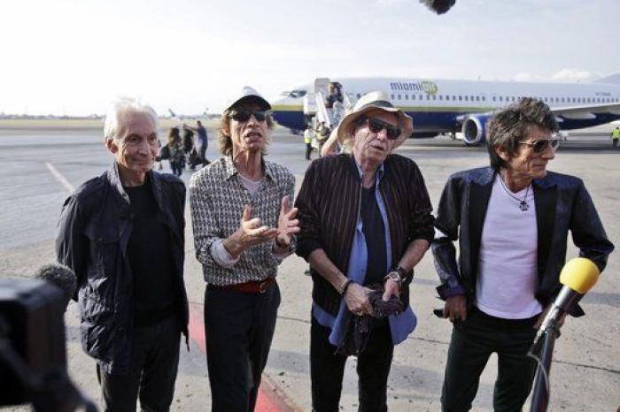 Los Rolling Stones llegan a La Habana (FOTOS)